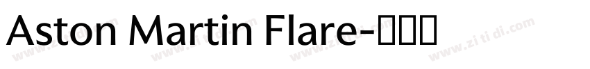 Aston Martin Flare字体转换